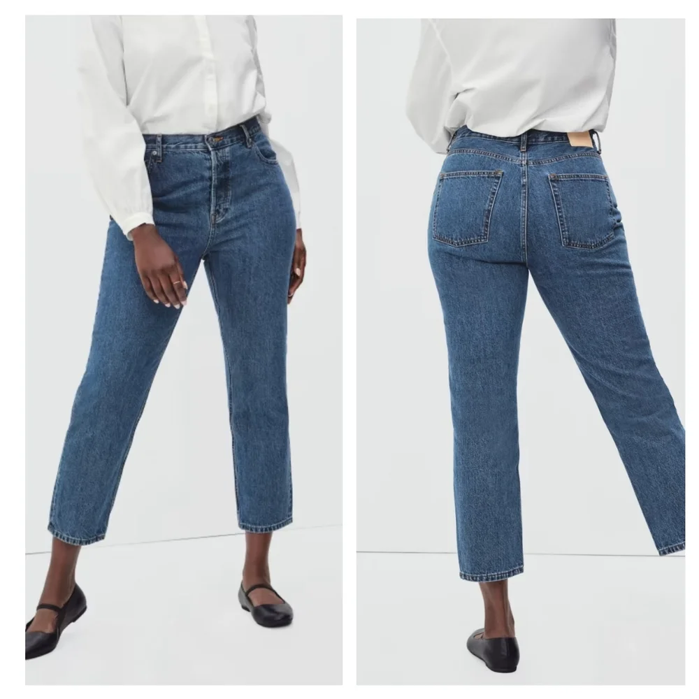 EVERLANE The Curvy 90s Cheeky Jean Size 24 Ankle Button-Fly - Picture 1 of 14